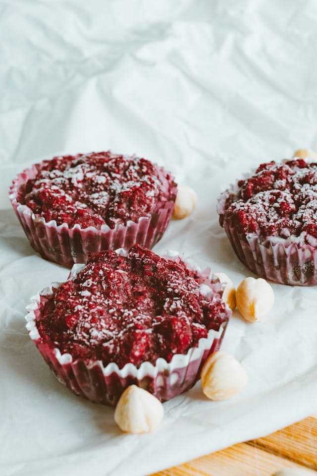 Muffins de frutillas